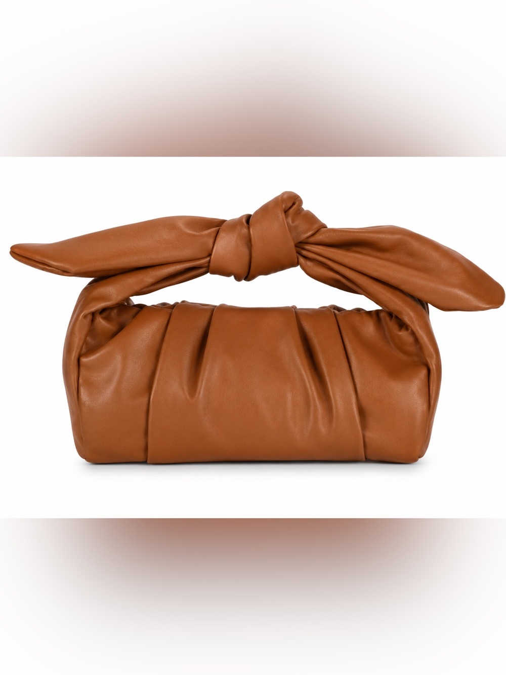 Pouch Dumpling Knot Bow Tie Top Handle Bag